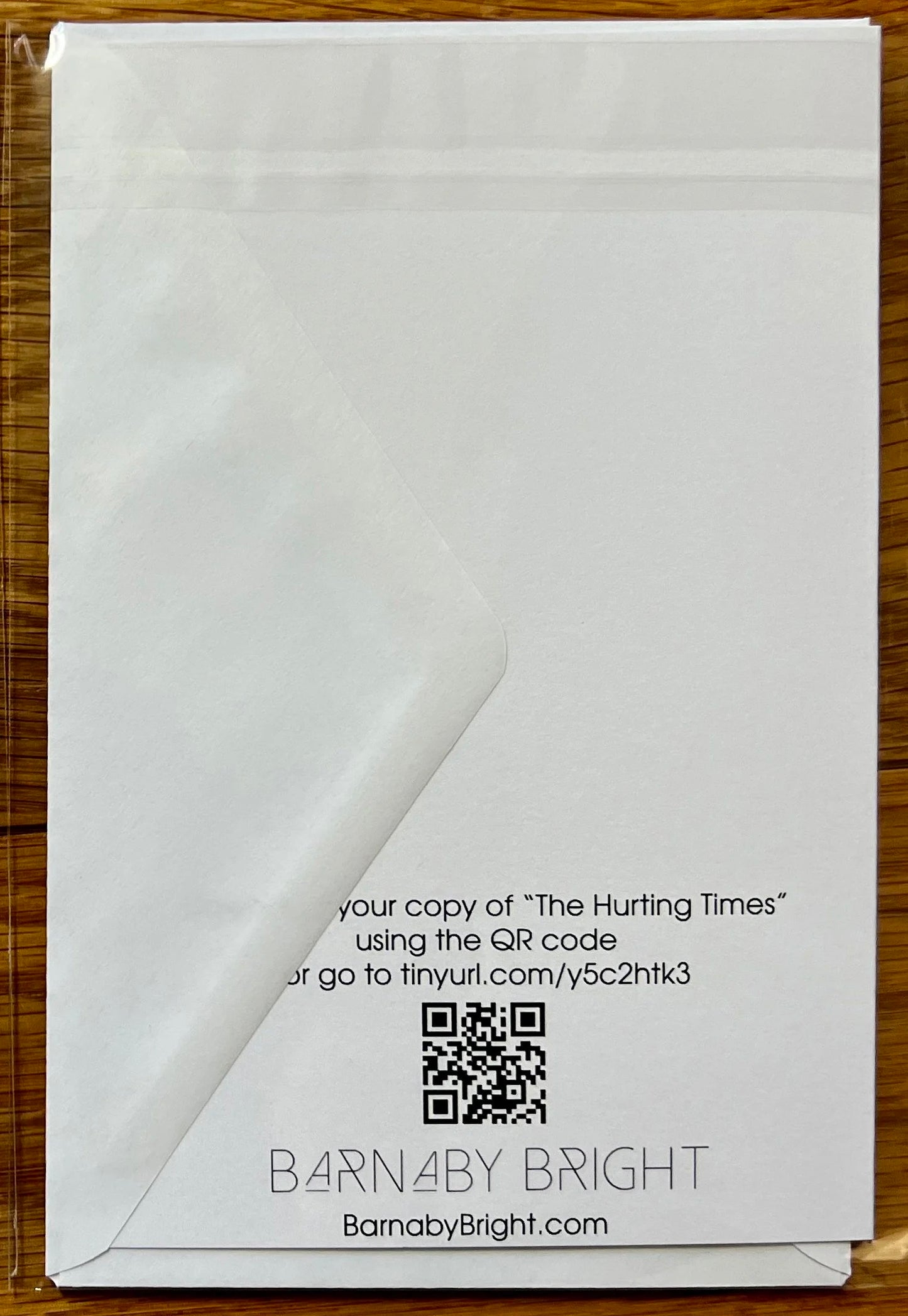 BARNABY BRIGHT - "Hurting Times" Sympathy Card